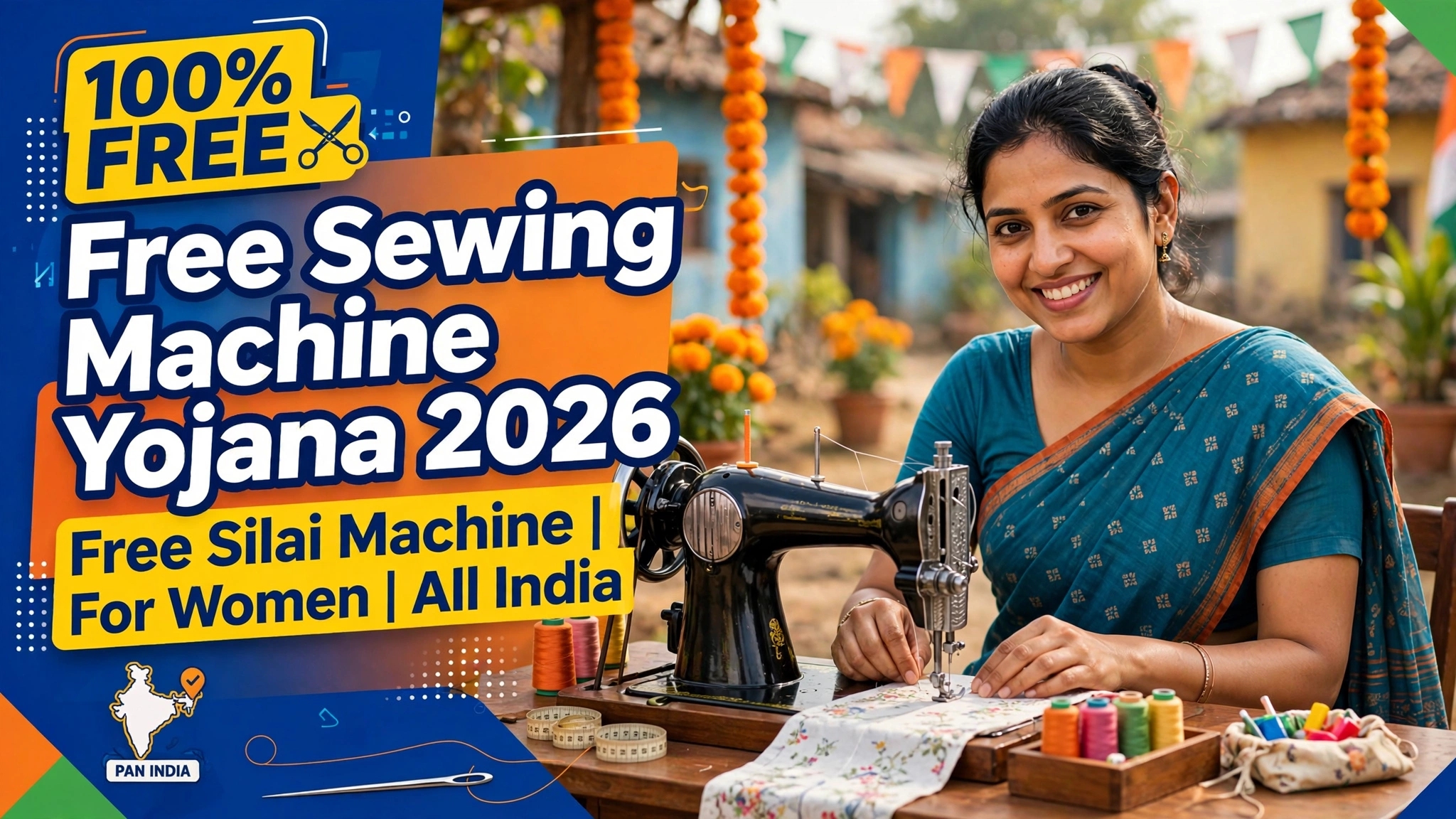 Free Sewing Machine Yojana 2026: Free Silai Machine for Women All India, Apply Online