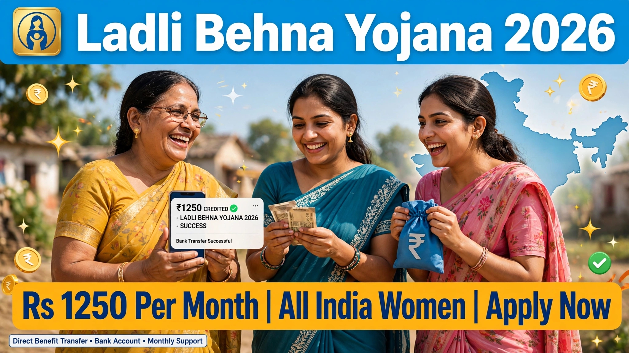 Ladli Behna Yojana 2026: Rs 1250 Per Month for Women All India, Apply Online
